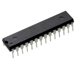 ATmega328P microcontroller chip